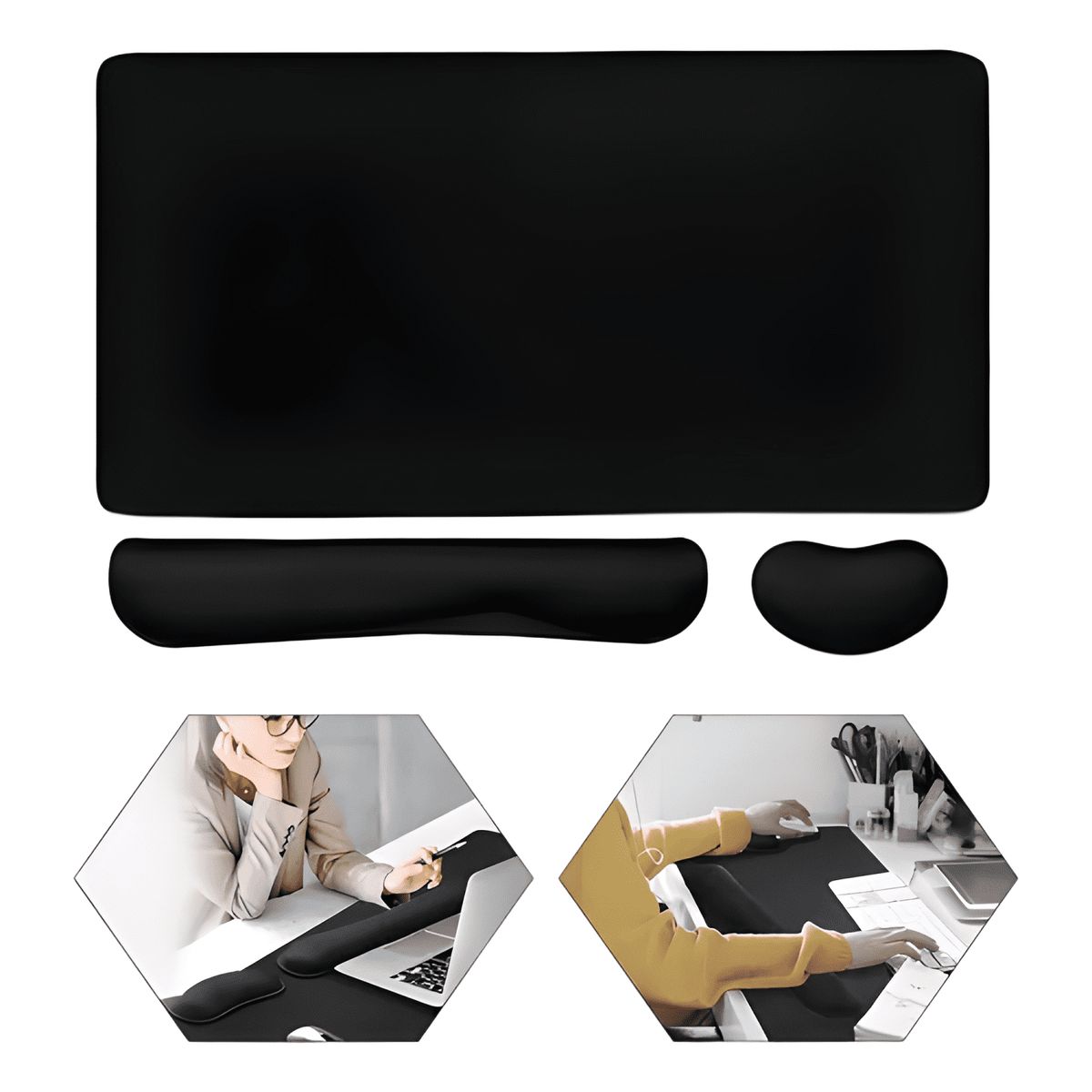 GENERICO - 80x30cm Mouse Pad Reposamuñecas Alfombrilla Teclado Muñeca