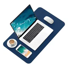 GENERICO - Alfombrilla Mousepad de Cuero Impermeable Reversible Pro