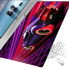 GENERICO - Mouse Pad Gamer Auto Estilo Tron 90x40 Xl Mousepad Pg