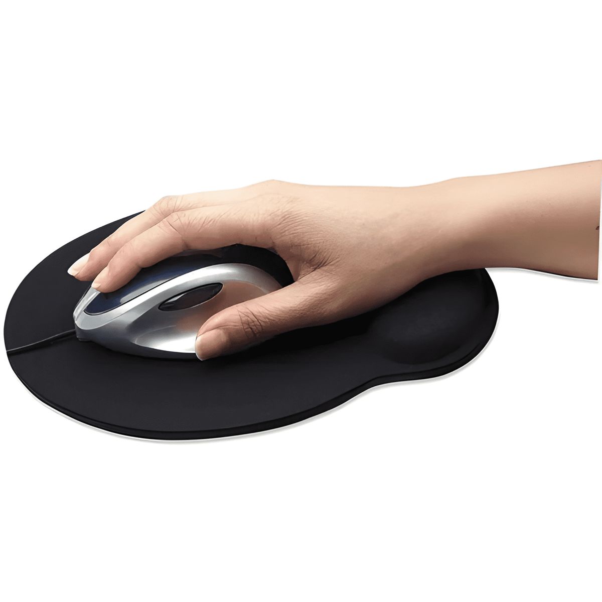 GENERICO - Mouse Pad Alfombrilla Apoya Muñeca Gel Silicona Manhattan