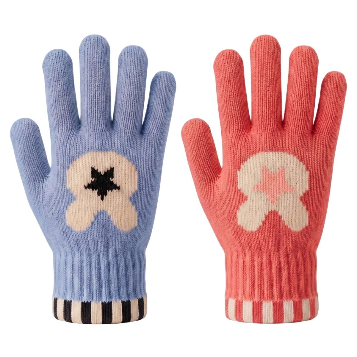 LOOK SHOP - Pack 2 Pares de Guantes Polar Suave Invierno Niña