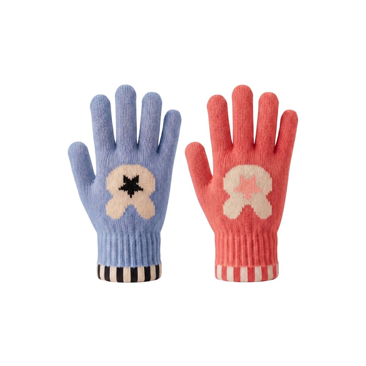 LOOK SHOP - Pack 2 Pares de Guantes Polar Suave Invierno Niña