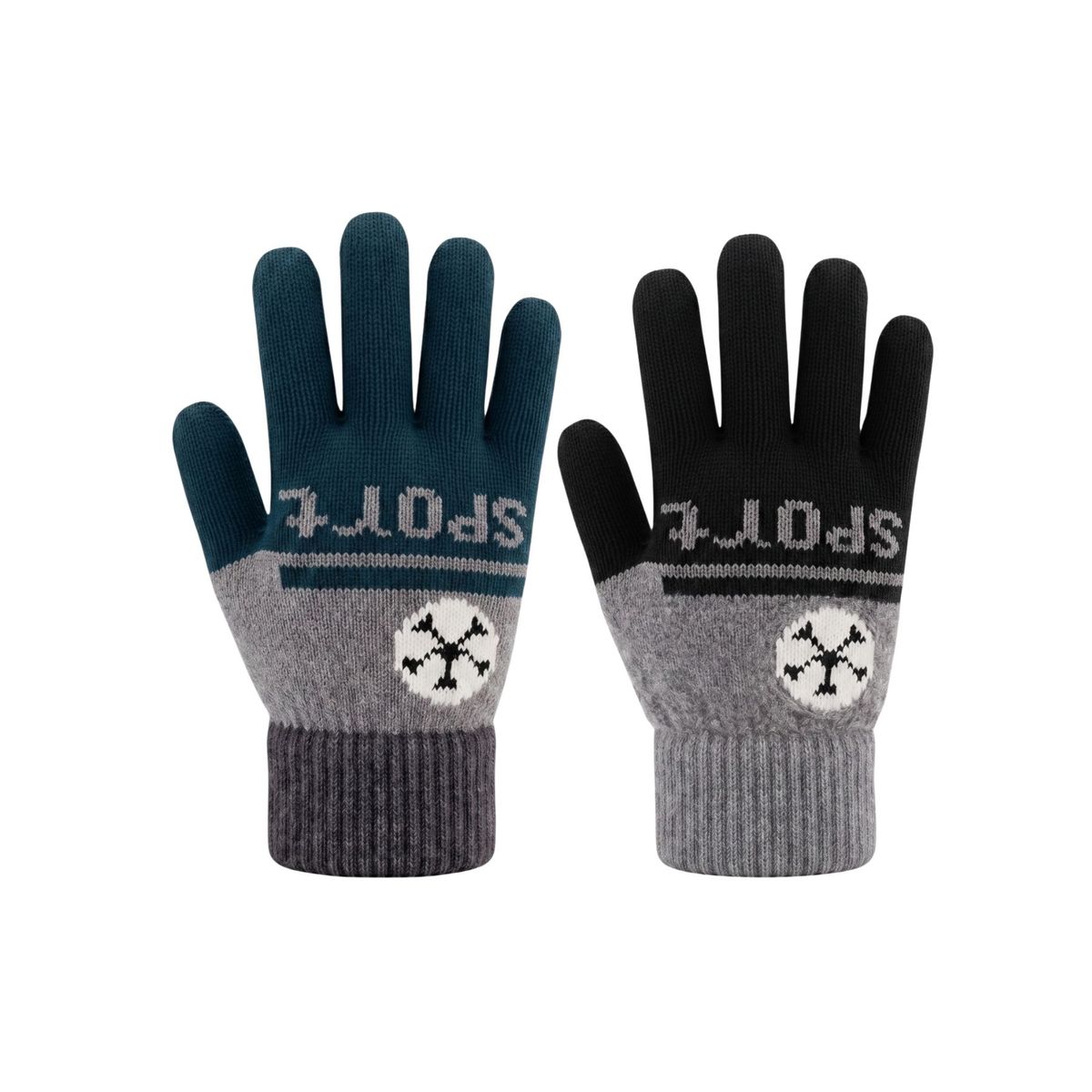 LOOK SHOP - Pack 2 Pares de Guantes Polar Suave Invierno Niño