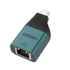 ONTEN - Adaptador USB-C a Ethernet RJ45 100Mbps OTN-UC101H