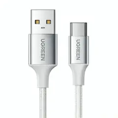 UGREEN - Cable USB-A a USB-C 3A 1 Metro Reforzado Blanco