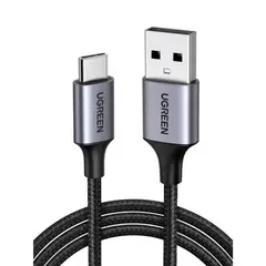 UGREEN - Cable USB-C a USB-A 3A 1 Metro Reforzado US288 Negro