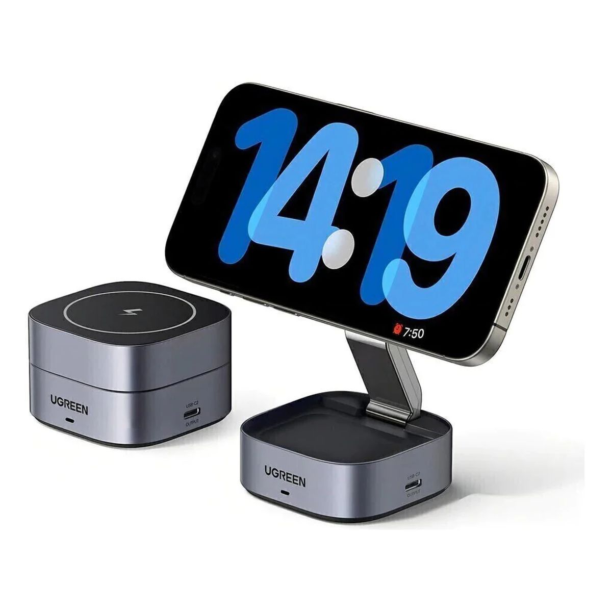 UGREEN - Cargador Magnético Plegable 15W MagSafe UGREEN W526