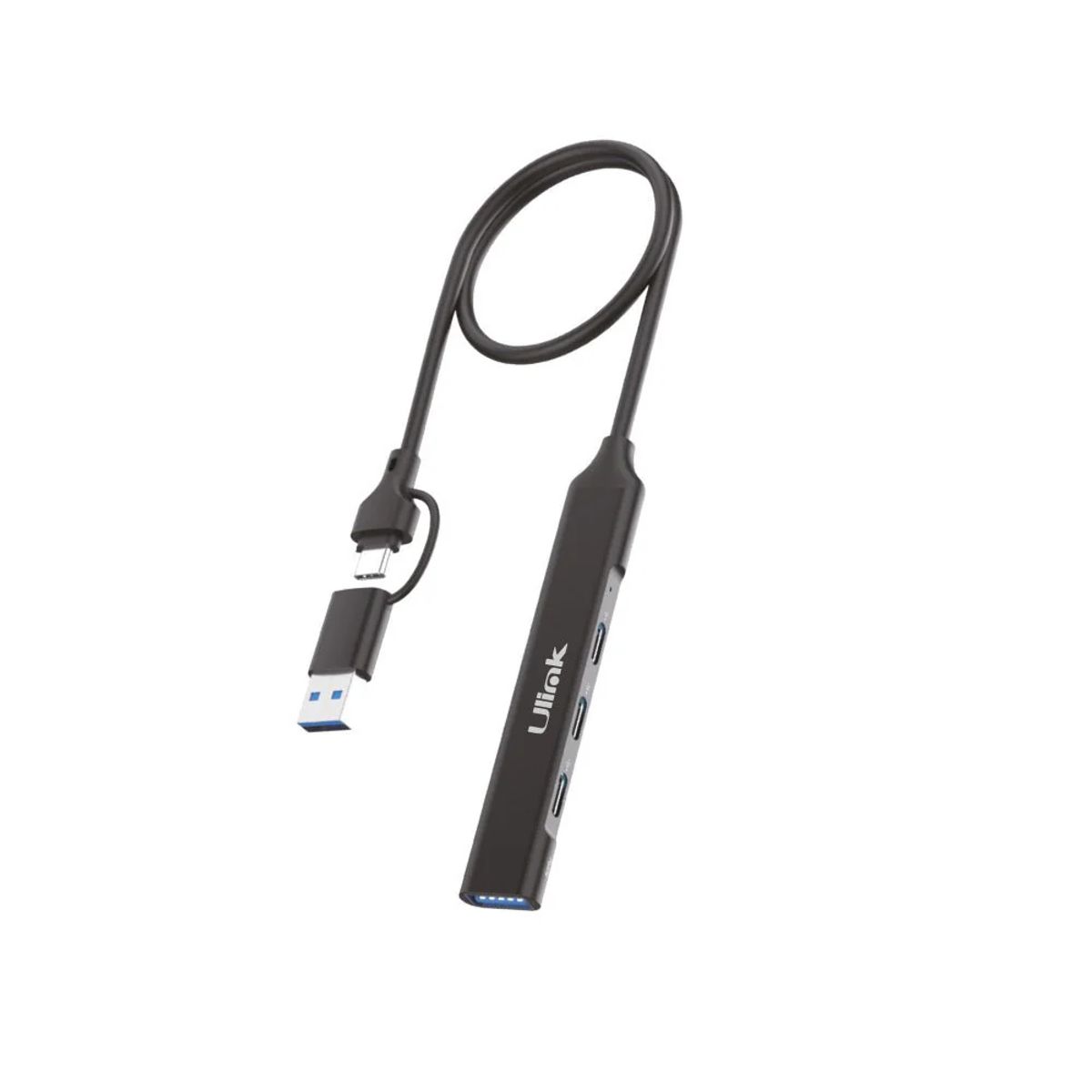 ULINK - Hub USB 3.0 4 puertos 3x USB-C + USB-A UL-HUBAC204
