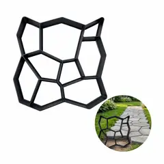 GENERICO - Molde para Cemento 50x50 cm Construcción de Baldosas para Senderos, Patios y Terrazas