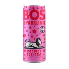 BOS - Té Helado de Rooibos Frambuesa Sparkling lata 1 x 300 ml