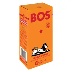 BOS - Té de Rooibos Orgánico Naranja y Jengibre Caja 1 x 50 gr