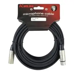 KIRLIN - Cable de Microfono 10 MT