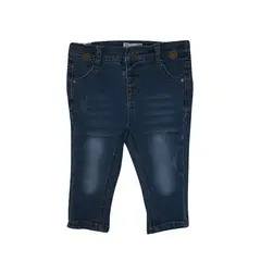 PUMUCKI - Jeans Azul Oscuro Unisex con Cintura Ajustable