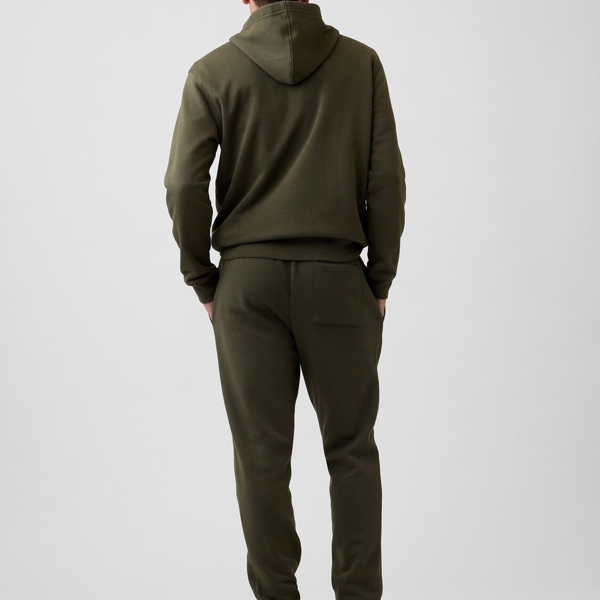GAP - Pantalón de Buzo Hombre Gap Logo Verde