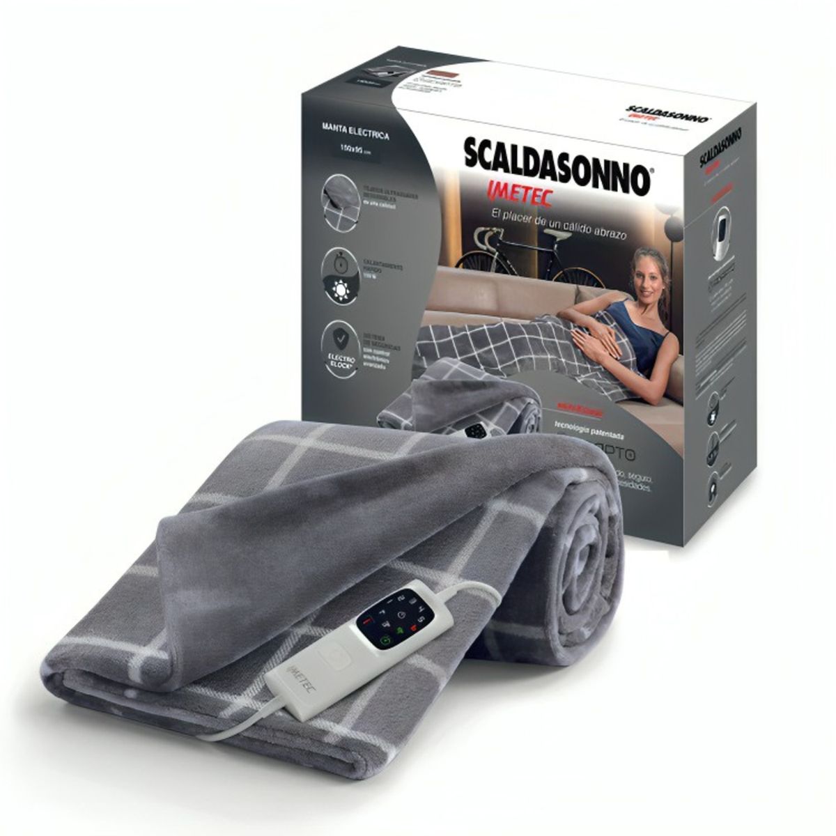 IMETEC - MANTA ELÉCTRICA SCALDASONNO GRIS   IMETEC MOD-R7525