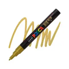 UNI POSCA - Marcador Acrílico Dorado 3M POSCA