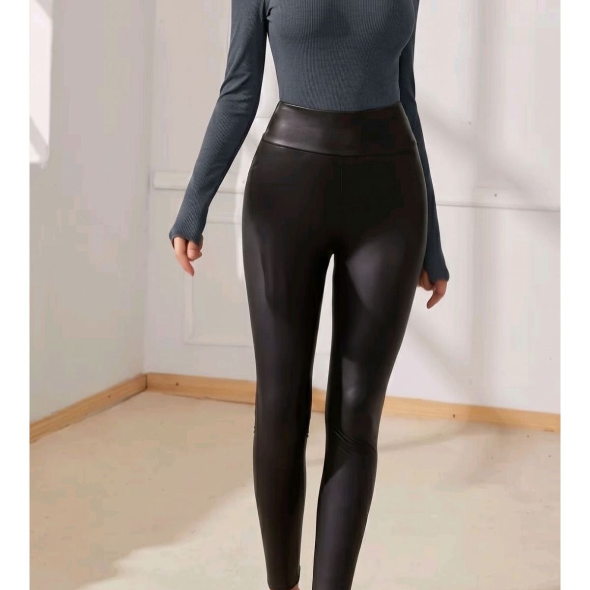 LIKE SHOP - Body Manga Larga Cuello Alto Ajustable Morley Premium Mujer 9023