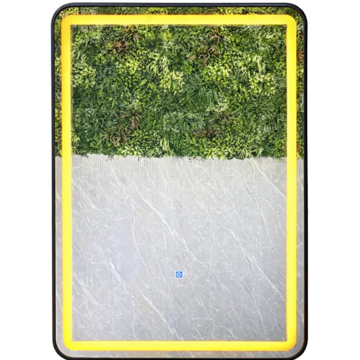 GENERICO - Espejo LED Rectangular L05 Black 60x80 cm