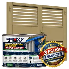 EPOXY - ESMALTE SINTETICO - CONVERTIDOR OXIDO - 1-2 GALÓN - BEIGE PERLADO