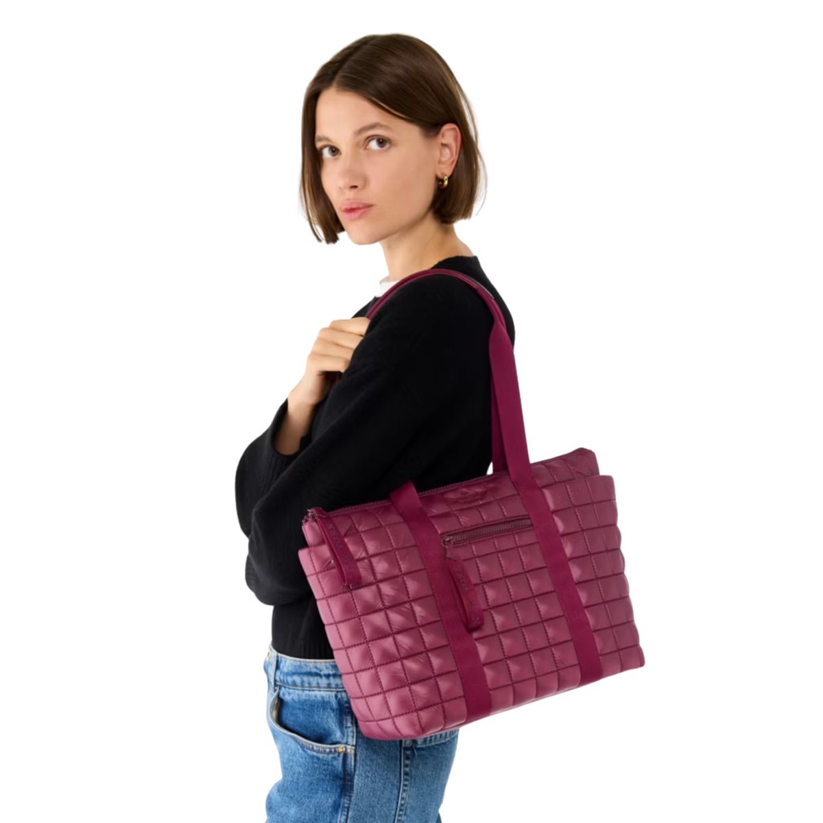 KATE SPADE - Bolso Kate Spade Tote Grande de Viaje Camden Burdeo