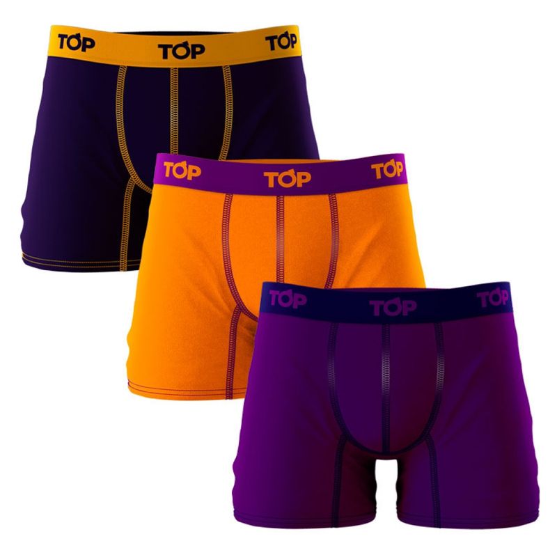 TOP - Pack de 3 pack boxer hombre algodón