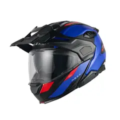 NEXX - Casco para moto X.LIFECOUNTRY TERRA BLUE.RED