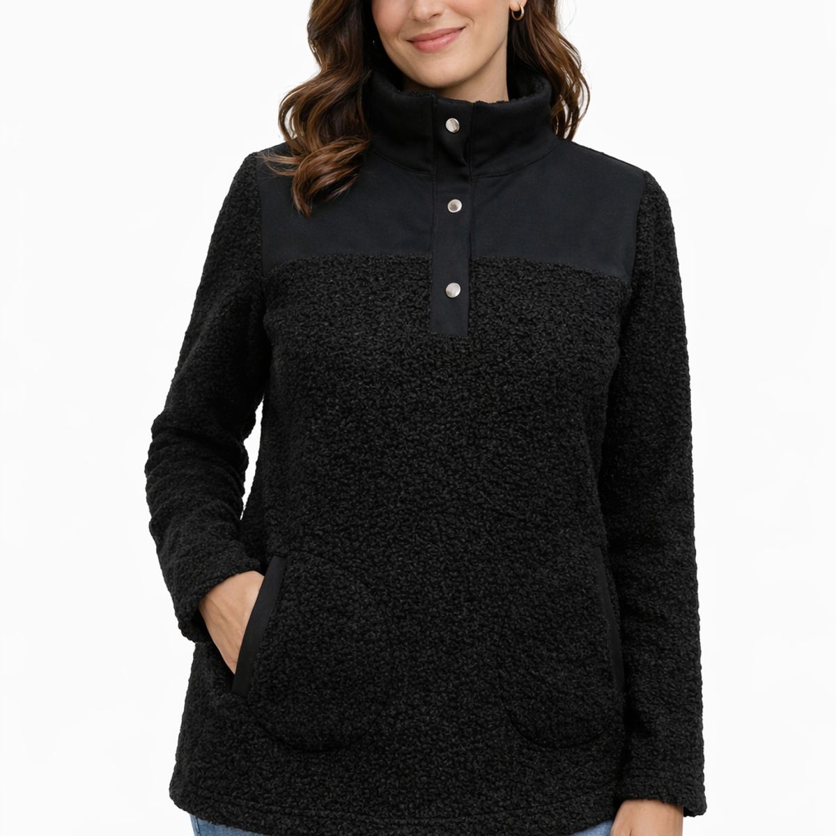 MAGENTA WOMAN - Chiporro con broches 16 Negro