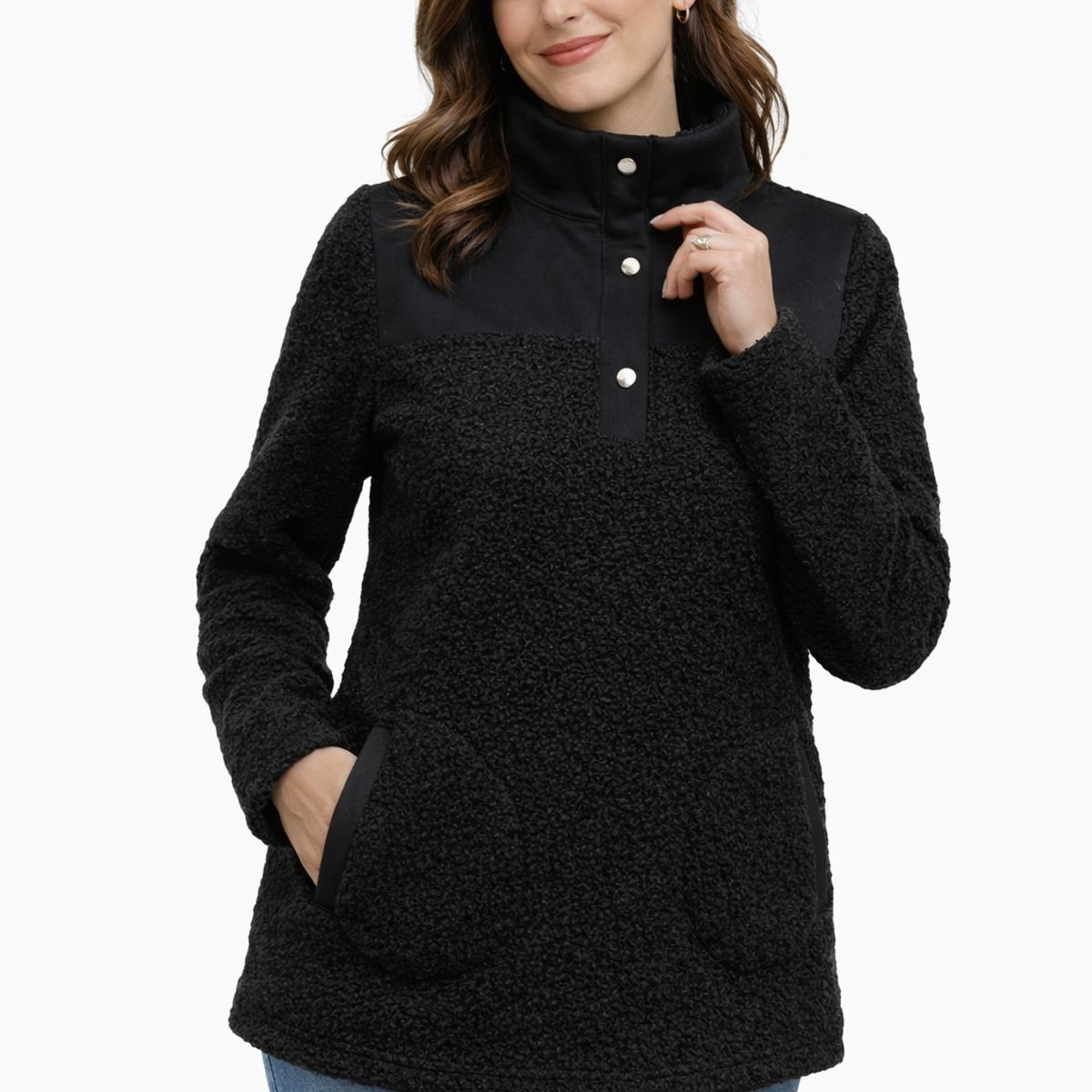 MAGENTA WOMAN - Chiporro con broches 16 Negro