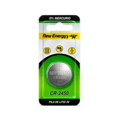 D MOTICA - Pila Litio CR-2450 3V New Energy Sin Mercurio
