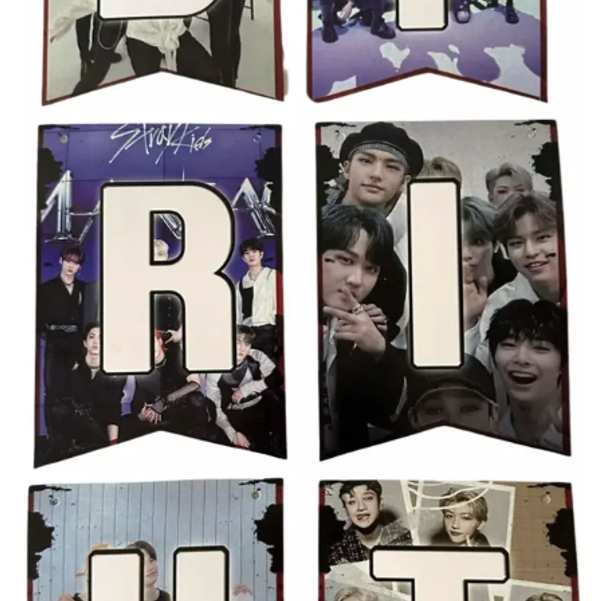 GENERICO - Kit Cumpleaños Diseño Stray Kids K-pop Decoración