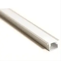 TECHNOLAMP - Perfil Aluminio Natural Embutido Para Cinta Led 3Mts 12Mmx9,9Mm