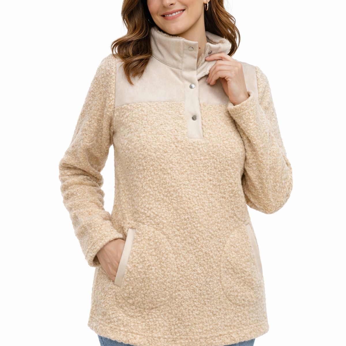 MAGENTA WOMAN - Chiporro con broches 16 Beige