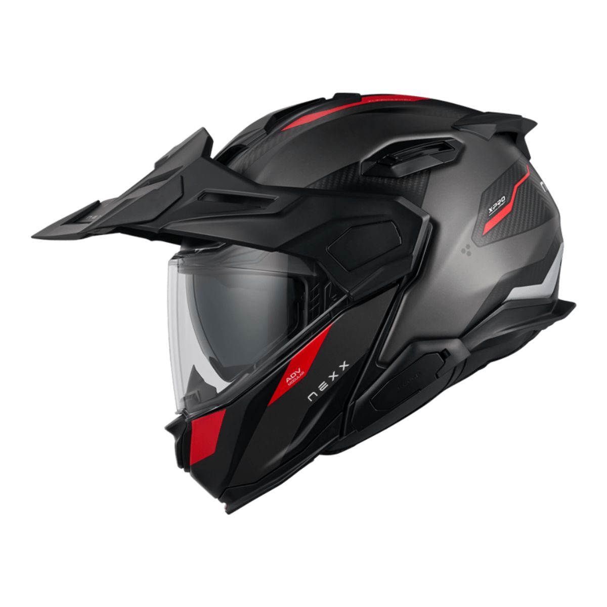 NEXX - Casco para moto Nexx X.LIFECOUNTRY TERRA GREY.RED