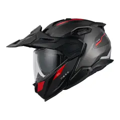 NEXX - Casco para moto X.LIFECOUNTRY TERRA GREY.RED