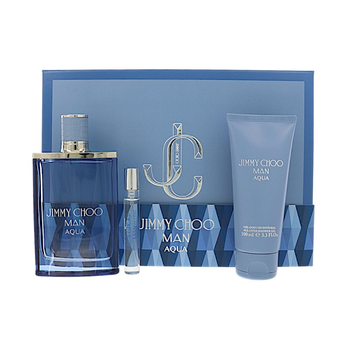 JIMMY CHOO - Perfume Hombre Jimmy Choo Man Aqua 3Pc 100 ml Edt , S/G, Mini