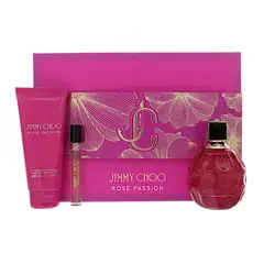 JIMMY CHOO - Perfume Mujer Rose Passion 3Pc 100 ml Edp , 100 ml B/L, 200 ml Ml Mini