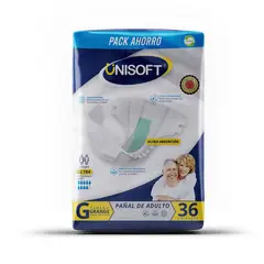 UNISOFT - Pañal de Adulto Ultra G36