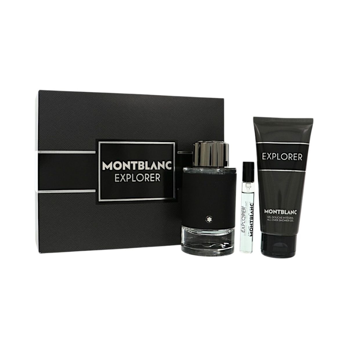 MONT BLANC - Perfume Hombre Mont Blanc Explorer 3Pc 100 ml Edp , 100 ml S/G, 7.5Ml Mini