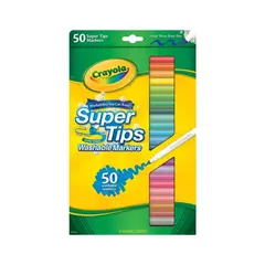 CRAYOLA - Washable Markers - 50 Marcadores Lavables