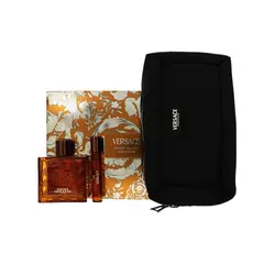 VERSACE - Perfume Hombre Eros Najim 3Pc 100 ml Edp , 10Ml Edp Mini, Toiletry Bag