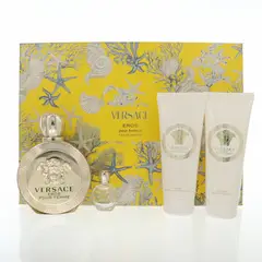 VERSACE - Perfume Mujer Eros Femme 4Pc 100 ml Edp , 100 ml B/L, 100 ml S/G, 5 Ml Mini