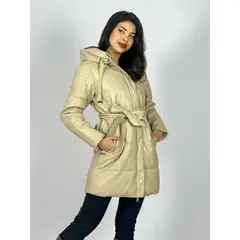 ENIGMATICA BOUTIQUE - Parka Acolchada Con Cinturón