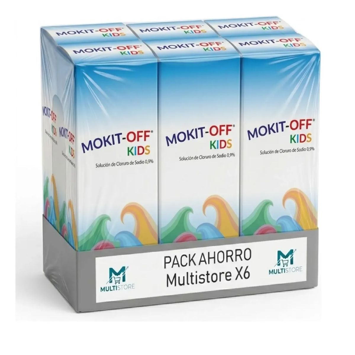 GENERICO - Mokit-off Kids Limpieza Nasal Bebé Pack 6 Unid 50ml C/u