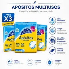 GENERICO - Apositos multiusos Parati XG ( 20 unid )