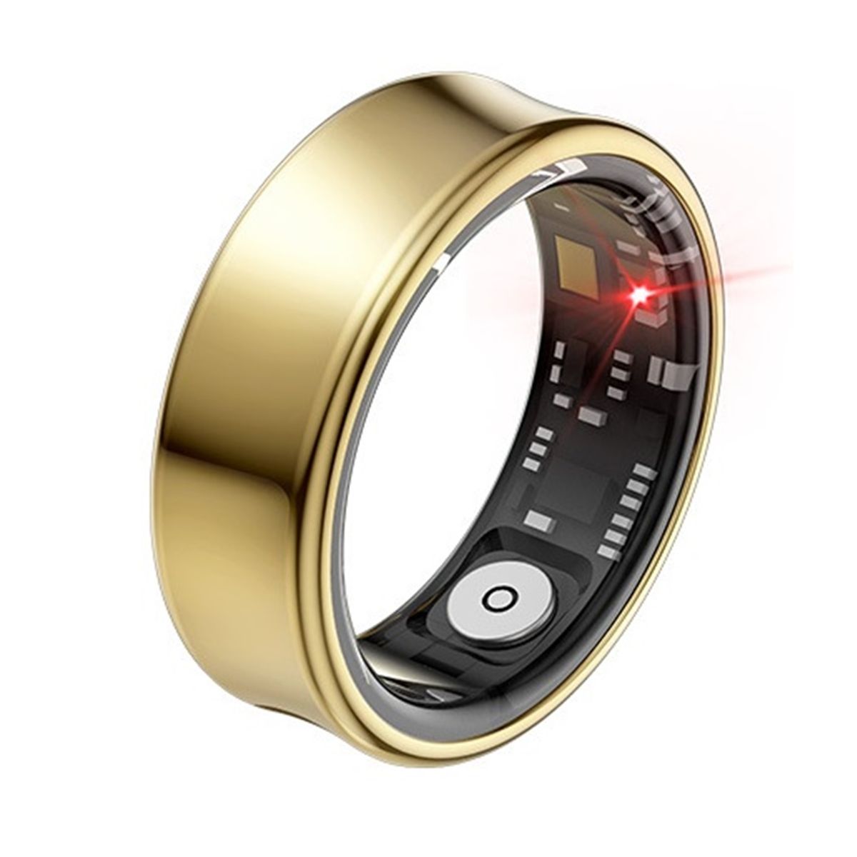 SMART - Anillo Inteligente Titanio  Ia + Apple & Google Health