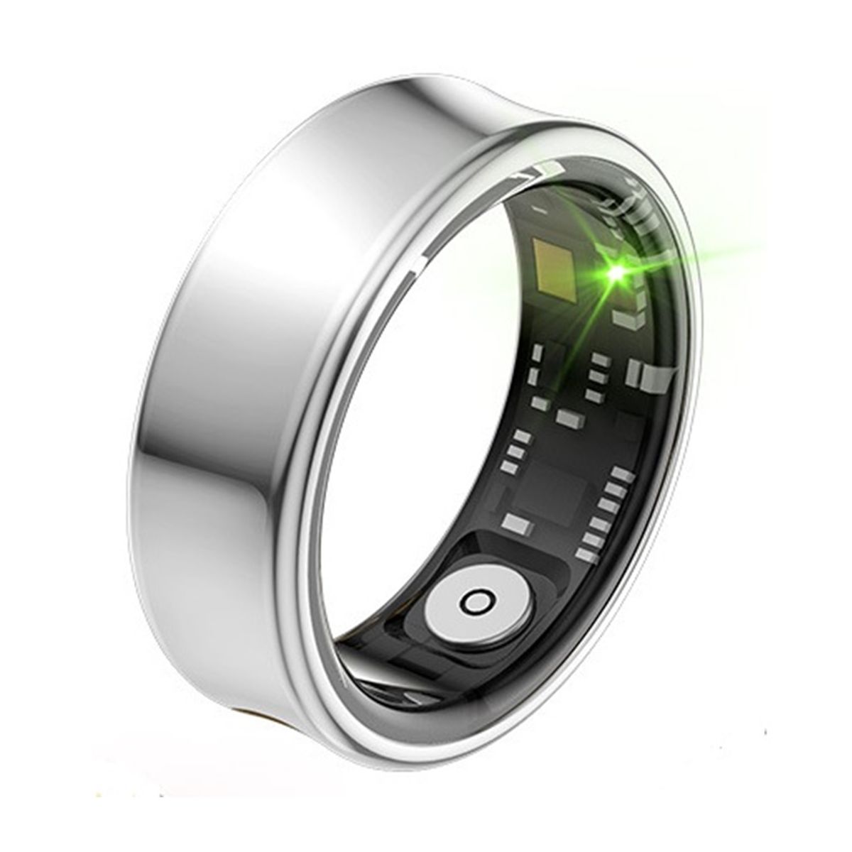 SMART - Anillo Inteligente Titanio  Ia + Apple & Google Health