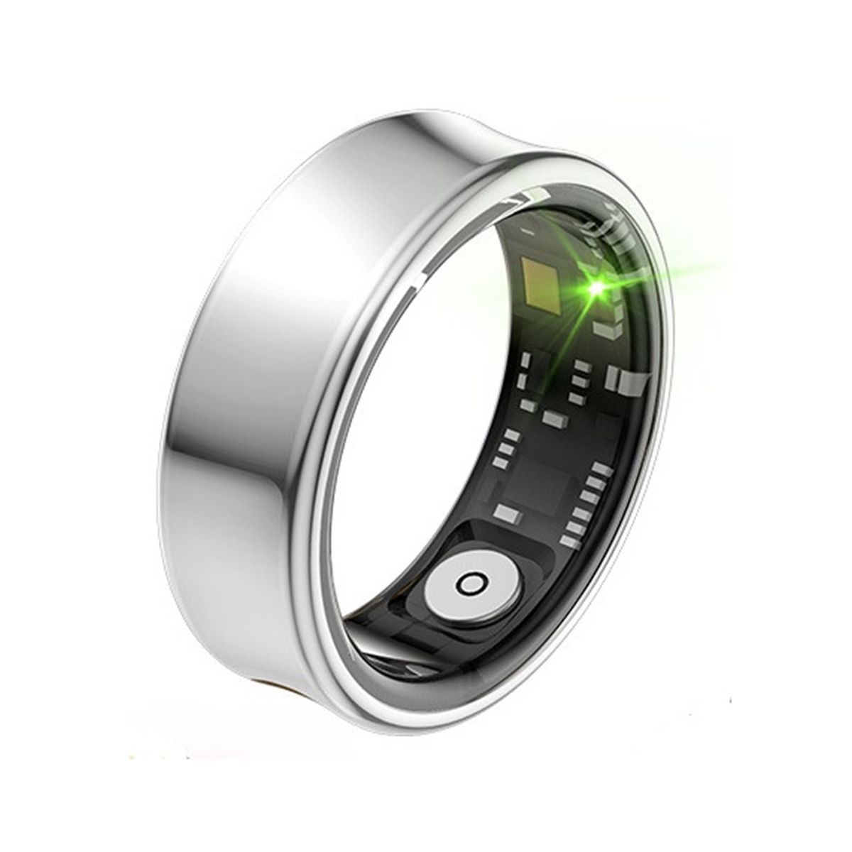 SMART - Anillo Inteligente Titanio  Ia + Apple & Google Health