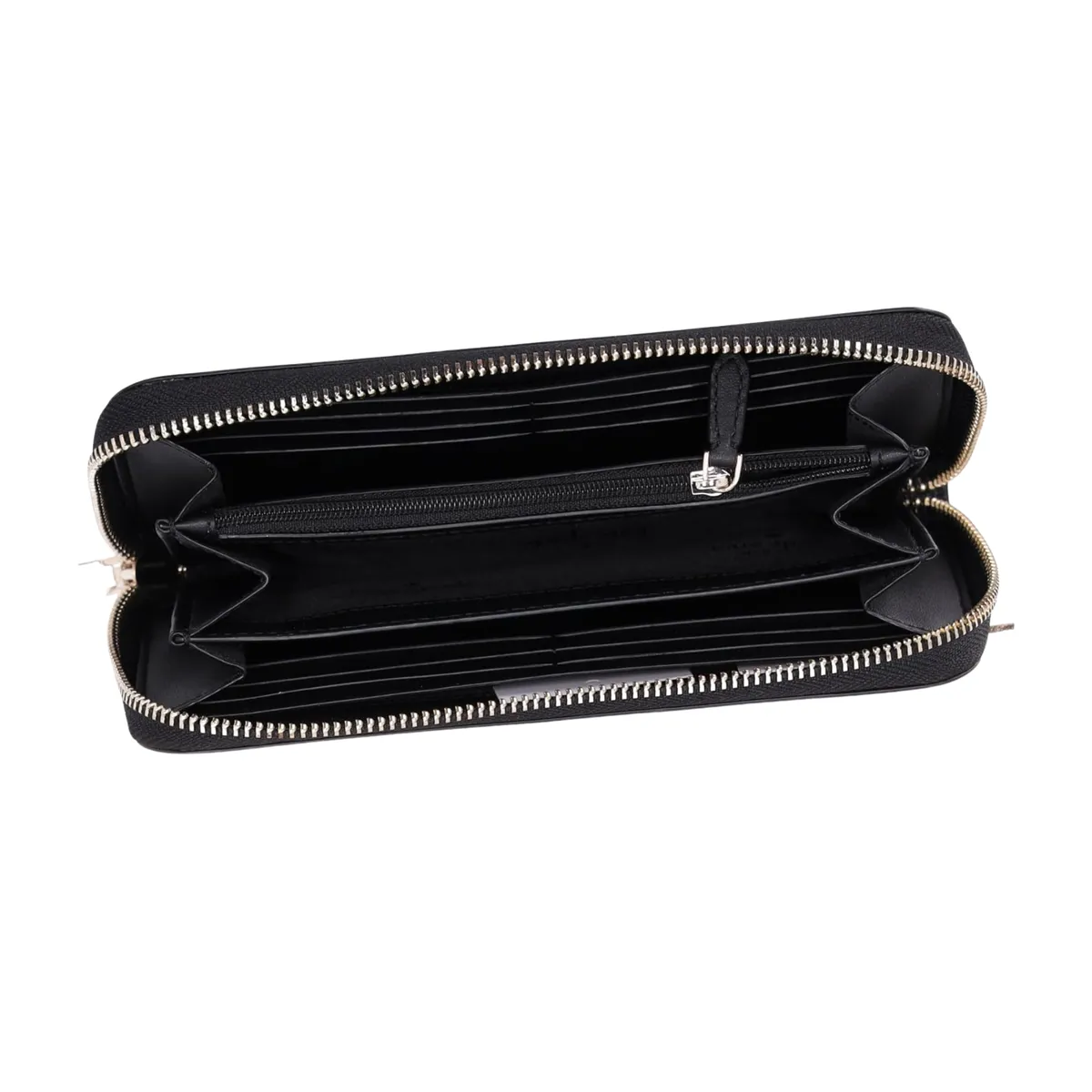 KATE SPADE - Billetera Kate Spade Grande Larga Negro Glitter
