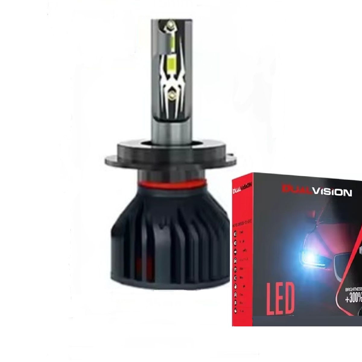 GENERICO - Ampolletas Mini Turbo Led Chip Csp 36.000 Lm H4 Con Canbus