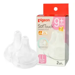 PIGEON - Tetina Repuesto Softouch Anticolico 2 Uni Talla Ll 9+